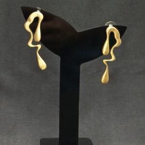 Melted Metal Earrings for Women