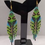Handcrafted Boho Beaded Tassel Earrings