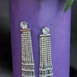 Sparkling Silver Dangle Earrings