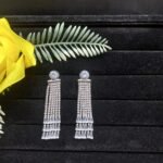 Sparkling Silver Dangle Earrings