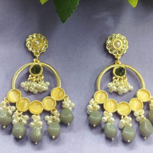 Kundan Chandbali Earrings