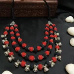 Handmade German Silver Matinee Necklace