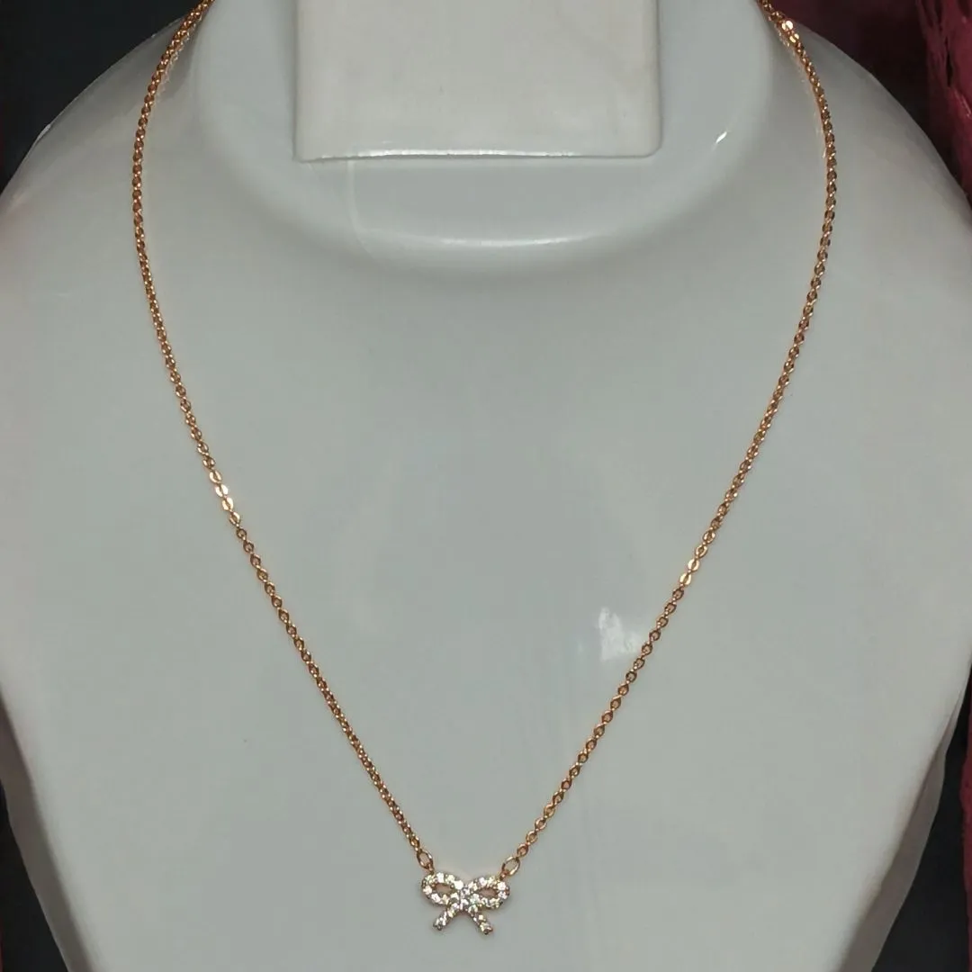 Stylish Bow Pendant For Women