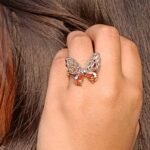 Butterfly Ring for Women and Girls