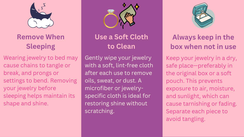 Jewelry Care Jewelry care for website