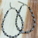Silver-Tone German Silver Anklets for Women