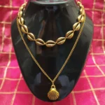 Minimal Aesthetic Multilayer Shell Necklace