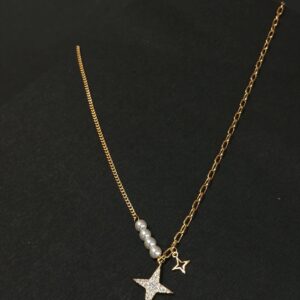 Gold-Toned Star Necklace