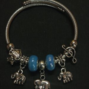 Stylish Elephant Charm Bracelet