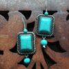 Latest Fancy Stylish German Silver dangle earrings