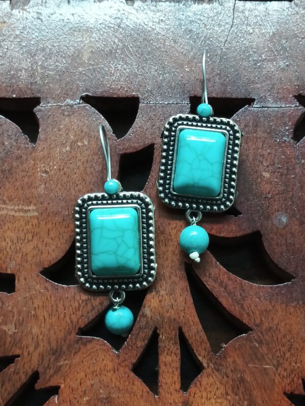 Latest Fancy Stylish German Silver dangle earrings