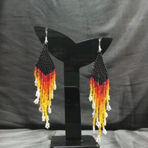 Handcrafted Embroidered beaded Earrings