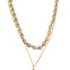 Minimal Aesthetic Multilayer Shell Necklace