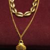Minimal Aesthetic Multilayer Shell Necklace