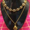 Minimal Aesthetic Multilayer Shell Necklace