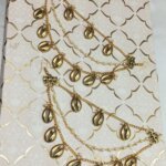 Traditional Ear Chain with Cowrie Shell Charm
