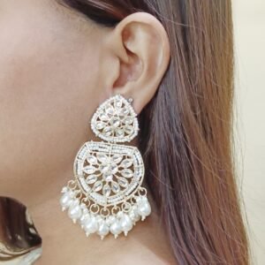 Kundan-Style Traditional Indian Earrings