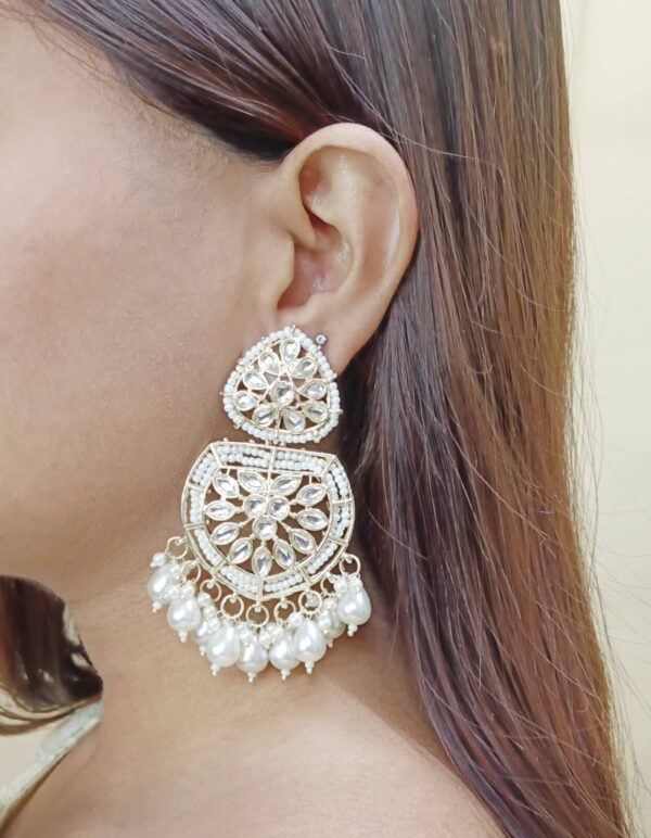 Kundan-Style Traditional Indian Earrings