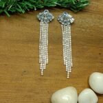 Stylish Silver tone Dangle Earrings