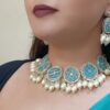 Kundan Studded Gold Plated necklace set