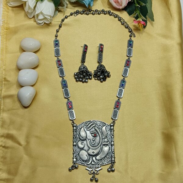 Ganpati Necklace set with Earring