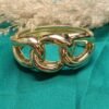 Bold Gold-Tone Chain Link Bracelet for Women