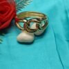Bold Gold-Tone Chain Link Bracelet for Women