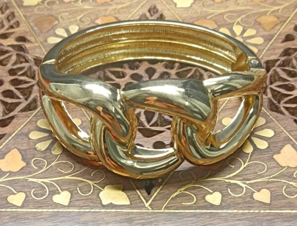 Bold Gold-Tone Chain Link Bracelet for Women