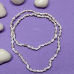 Vintage Cowrie Shell Matinee Necklace for Women