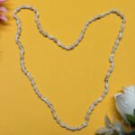 Vintage Cowrie Shell Matinee Necklace for Women