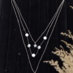 Elegant Layered Silver Necklace for Women