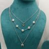 Elegant Layered Silver Necklace for Women
