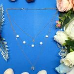 Elegant Layered Silver Necklace for Women