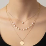 Stylish Rose gold Multi-layered Pendant Stylish Rose gold Multi-layered Pendant