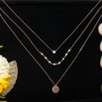 Stylish Rose gold Multi-layered Pendant