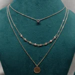 Stylish Rose gold Multi-layered Pendant