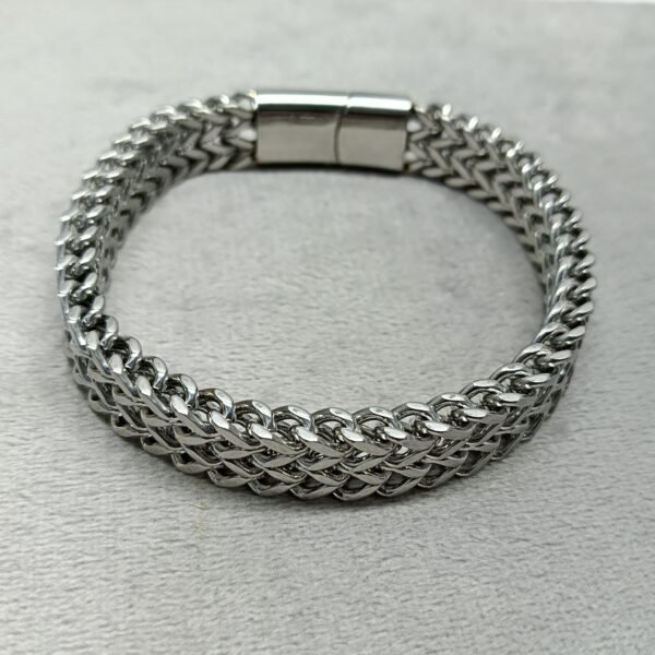 Men’s Braided Dual Row Chain Bracelet