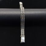 Men’s Braided Dual Row Chain Bracelet