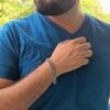 Men’s Braided Dual Row Chain Bracelet