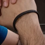 Adjustable Open Band Mesh Cuff Bracelet
