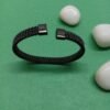 Adjustable Open Band Mesh Cuff Bracelet for Men