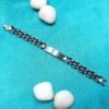 Durable Modern Men’s Interwoven Chain Bracelet