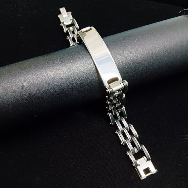 Durable Modern Men’s Interwoven Chain Bracelet