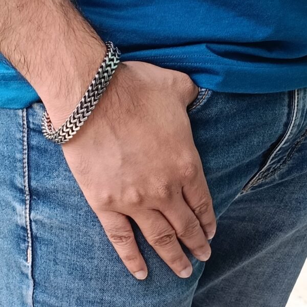 Men’s Zig zag Design Interwoven Bracelet