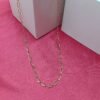 Gold-Tone Figaro Chain for Men's