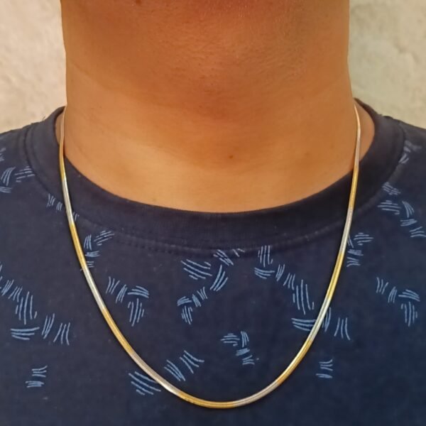 Men's Dual-Tone Style Chain