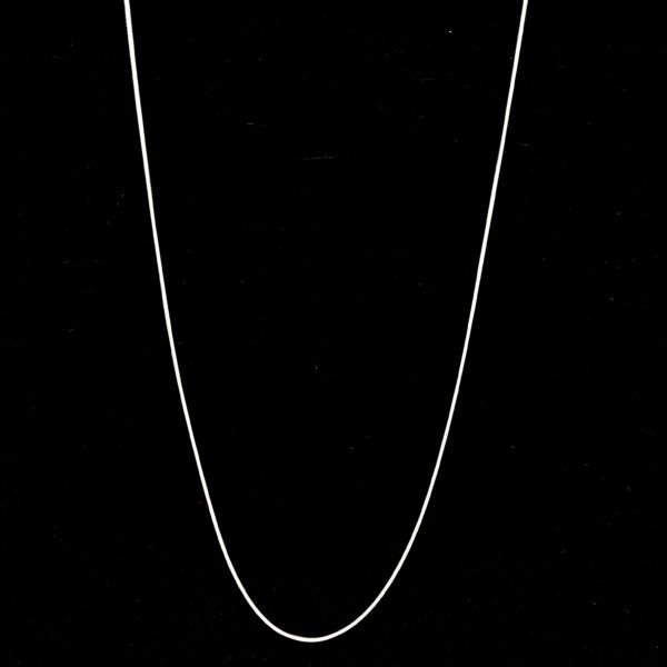 Silver-Tone Sleek Style Chain for Men's