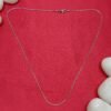 Silver-Tone Sleek Style Chain for Men's