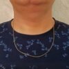 Flexible Gold-Tone Sleek Chain for Men