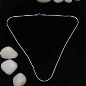 Men's Dual-Tone Style Chain